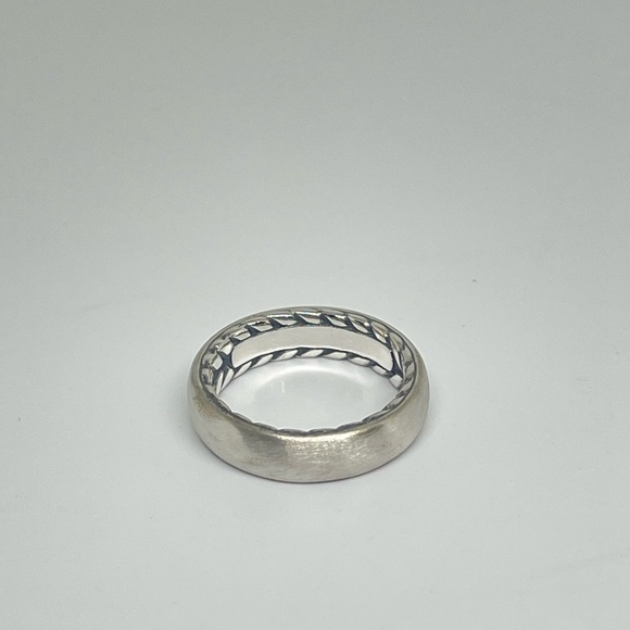 David Yurman Men’s Sterling Silver Ring - Picture 3 of 8